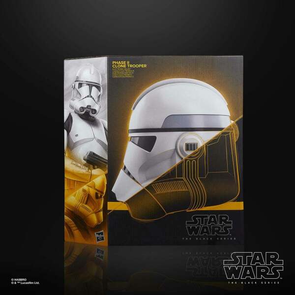 Casco Electrónico Phase II Clone Trooper Star Wars: The Clone Wars Black Series - Collector4u.com