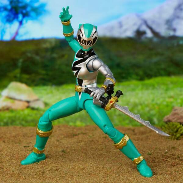 Figura Dino Fury Green Ranger Power Rangers Lightning Collection 15 cm - Collector4u.com