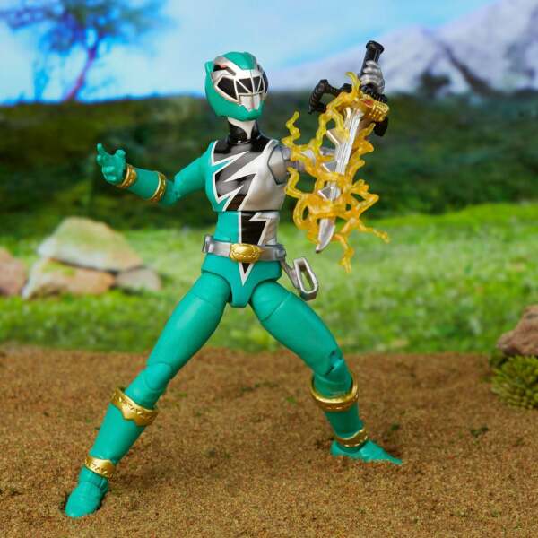 Figura Dino Fury Green Ranger Power Rangers Lightning Collection 15 cm - Collector4u.com