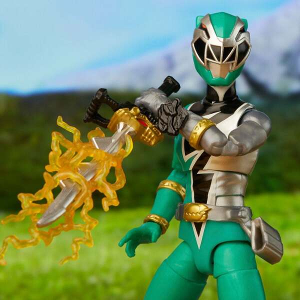 Figura Dino Fury Green Ranger Power Rangers Lightning Collection 15 cm - Collector4u.com