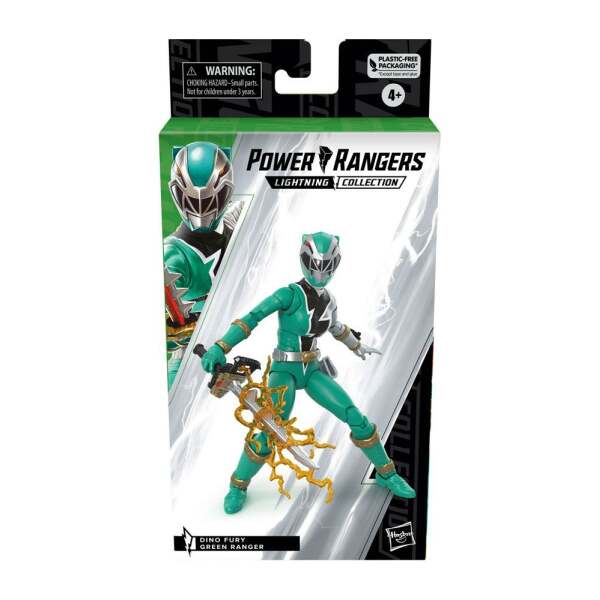 Figura Dino Fury Green Ranger Power Rangers Lightning Collection 15 cm - Collector4u.com