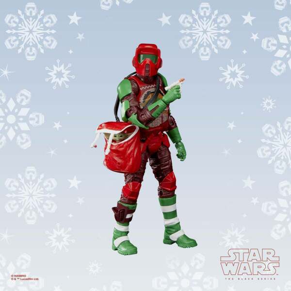 Figura Scout Trooper Star Wars Black Series Holiday Edition 15 Cm 7