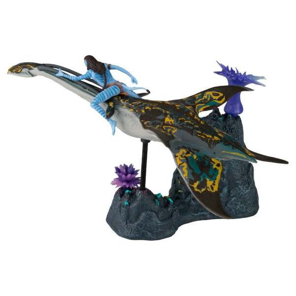 Figuras Deluxe Medium Neteyam y Ilu Avatar el sentido del agua - Collector4u.com