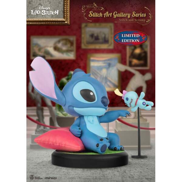 Figuras Mini Egg Attack Stitch Art Gallery Series Stitch And Scrum Lilo Stitch 8 Cm 4