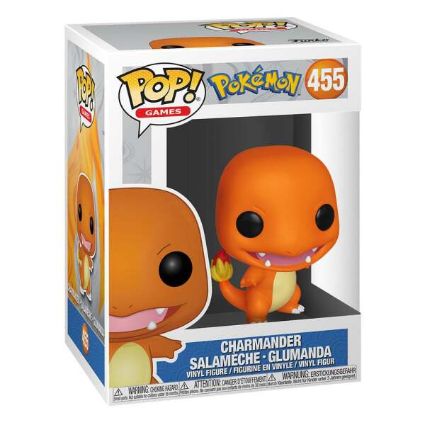 Funko Charmander EMEA Pokemon POP! Games Vinyl Figura 9 cm - Collector4u.com