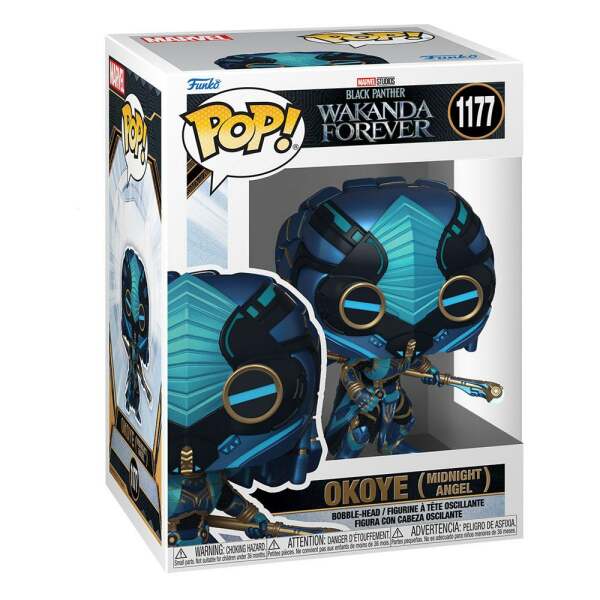 Funko Okoye Black Panther: Wakanda Forever Figura POP! Marvel Vinyl (Midnight Angel) 9 cm - Collector4u.com