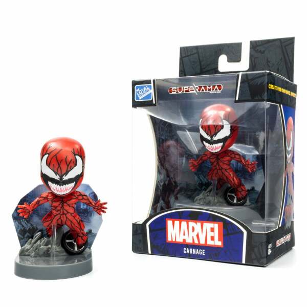 Mini Diorama Superama Carnage Marvel 10 cm - Collector4u.com