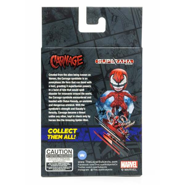 Mini Diorama Superama Carnage Marvel 10 cm - Collector4u.com