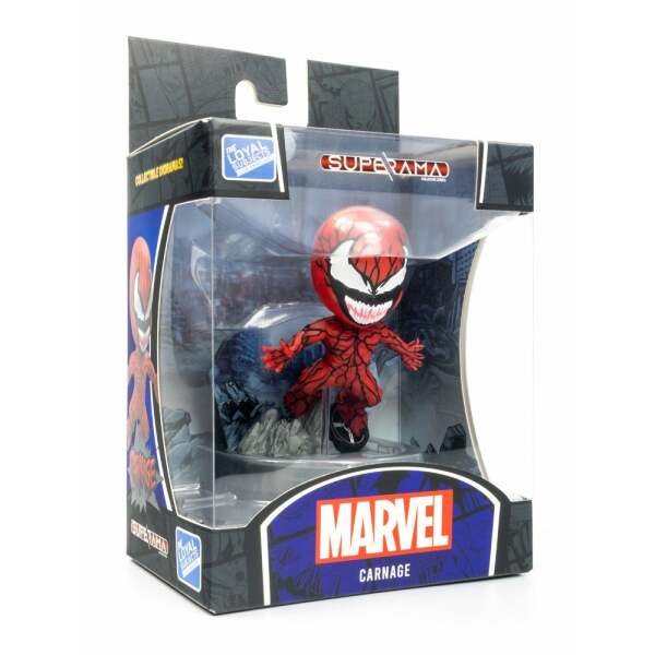 Mini Diorama Superama Carnage Marvel 10 cm - Collector4u.com