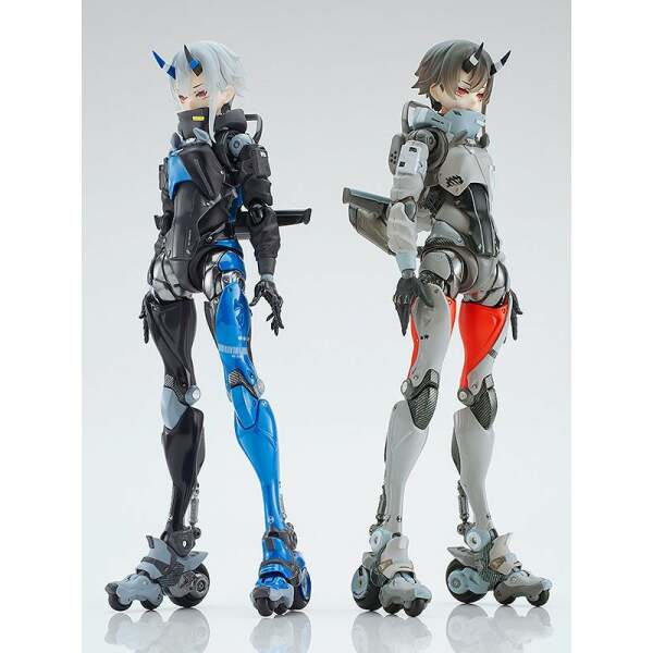 Figura Motored Cyborg Runner Ssx 155 Mandarin Surf Shojo Hatsudoki Maqueta Hagane Works Diecast Pvc 17 Cm 4