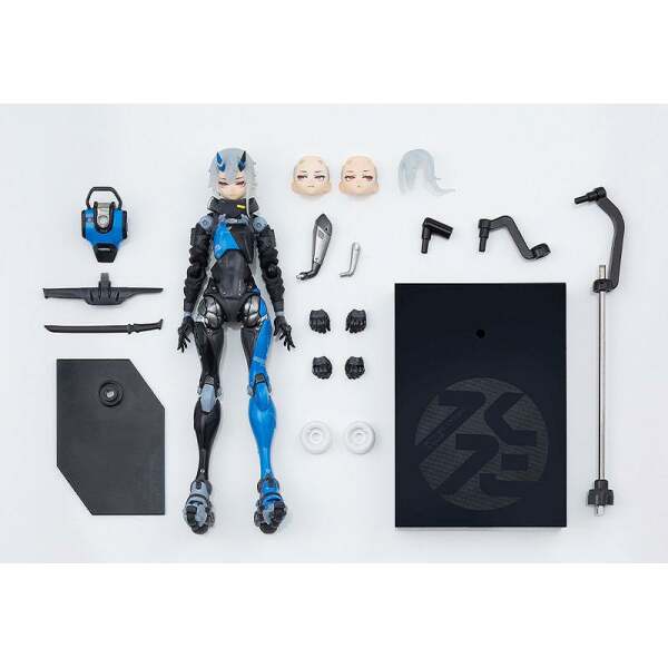 Figura Motored Cyborg Runner Ssx 155 Techno Azur Shojo Hatsudoki Maqueta Hagane Works Diecast Pvc 17 Cm 2