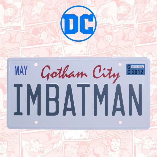 Placa de Chapa Batman DC Comics - Collector4u.com