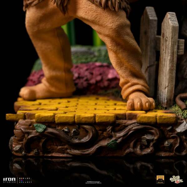 Estatua Deluxe Art Scale Cowardly Lion El mago de Oz 1/10 20 cm - Collector4u.com