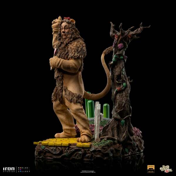 Estatua Deluxe Art Scale Cowardly Lion El mago de Oz 1/10 20 cm - Collector4u.com