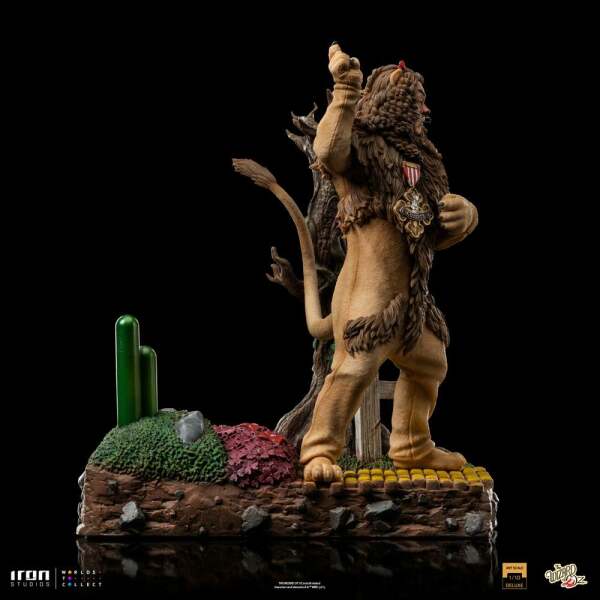 Estatua Deluxe Art Scale Cowardly Lion El mago de Oz 1/10 20 cm - Collector4u.com