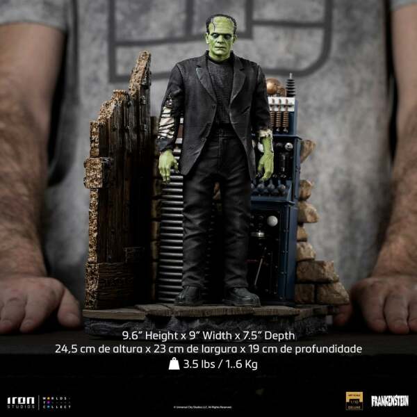 Estatua Frankenstein Monster Universal Monsters Deluxe Art Scale 1/10 24 cm - Collector4u.com