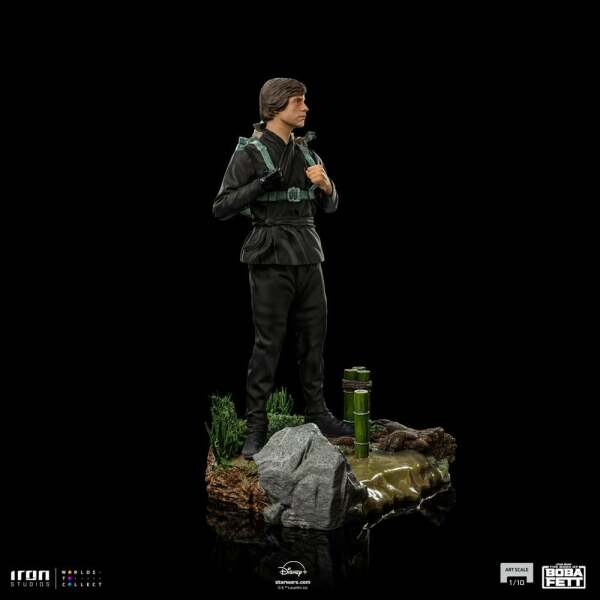 Estatua Luke Skywalker and Grogu Training Star Wars Book of Boba Fett 1/10 Art Scale 20 cm - Collector4u.com