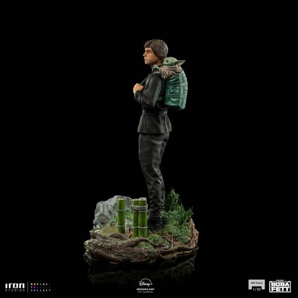 Estatua Luke Skywalker and Grogu Training Star Wars Book of Boba Fett 1/10 Art Scale 20 cm - Collector4u.com