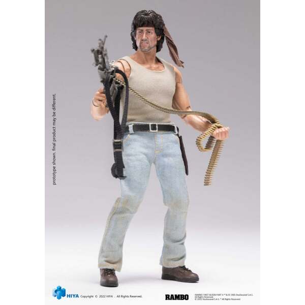 Figura Exquisite Super John Rambo Acorralado 1 12 16 Cm 12