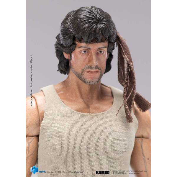 Figura Exquisite Super John Rambo Acorralado 1 12 16 Cm 14