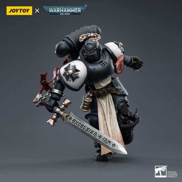 Figura Black Templars The Emperors Champion Rolantus Warhammer 40k 1/18 12 cm - Collector4u.com