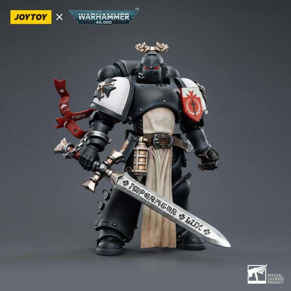 Figura Black Templars The Emperors Champion Rolantus Warhammer 40k 1/18 12 cm - Collector4u.com