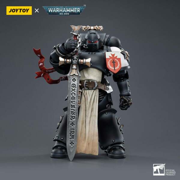 Figura Black Templars The Emperors Champion Rolantus Warhammer 40k 1/18 12 cm - Collector4u.com