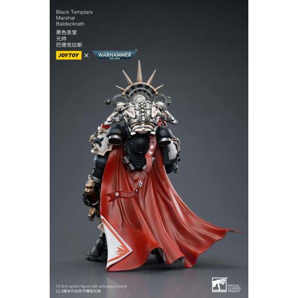 Figura Black Templars Marshal Baldeckrath Warhammer 40k 1/18 12 cm - Collector4u.com