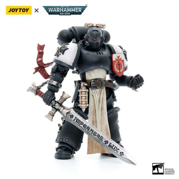 Figura Black Templars The Emperors Champion Rolantus Warhammer 40k 1/18 12 cm