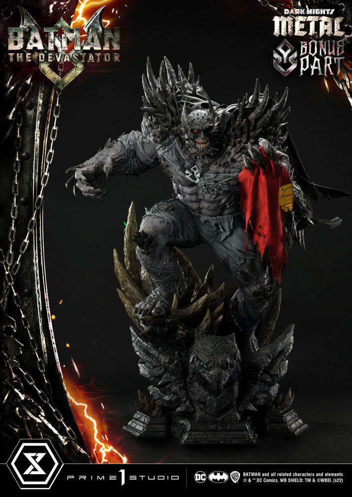 Estatua The Devastator Deluxe Bonus Version Dark Knights: Metal 1/3 98 cm