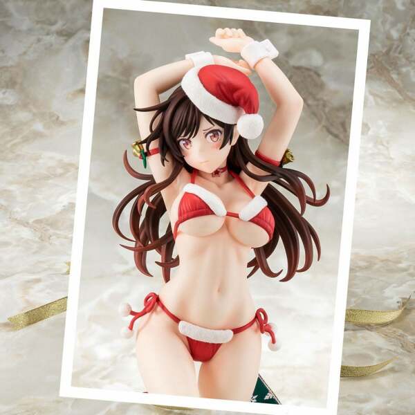 Estatua Mizuhara Chizuru Santa Bikini de Fuwamoko 2nd Xmas Rent-A-Girlfriend PVC 1/6 26 cm - Collector4u.com