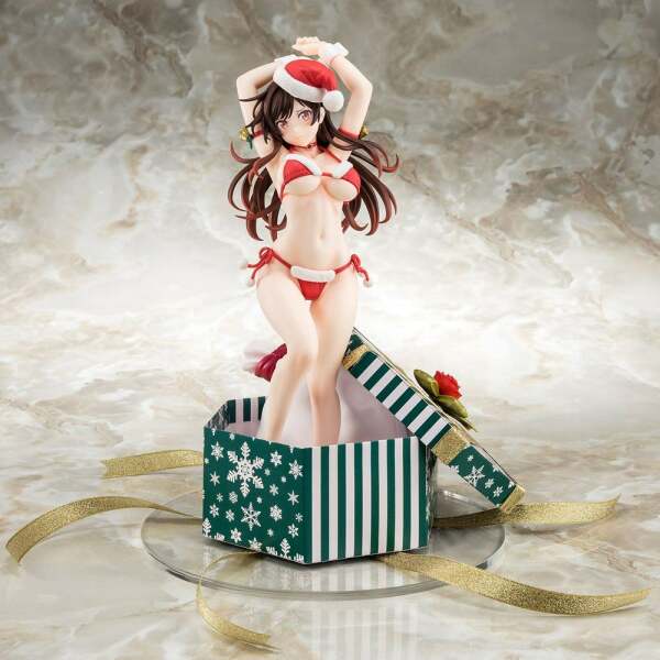 Estatua Mizuhara Chizuru Santa Bikini de Fuwamoko 2nd Xmas Rent-A-Girlfriend PVC 1/6 26 cm - Collector4u.com