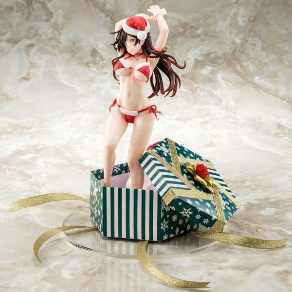 Estatua Mizuhara Chizuru Santa Bikini de Fuwamoko 2nd Xmas Rent-A-Girlfriend PVC 1/6 26 cm - Collector4u.com