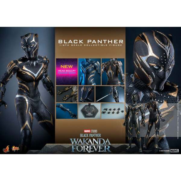 Figura Black Panther Wakanda Forever Movie Masterpiece 1/6 28 cm - Collector4u.com