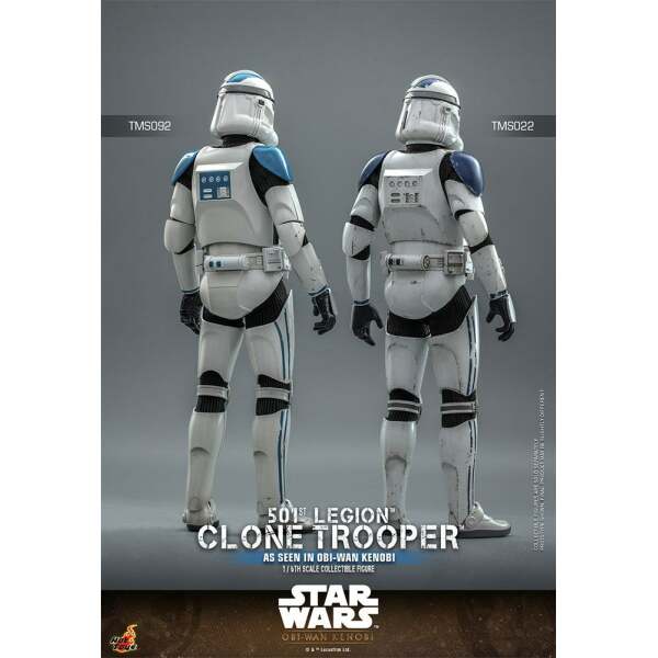 Figura 501st Legion Clone Trooper Star Wars Obi Wan Kenobi 1/6 30 cm - Collector4u.com