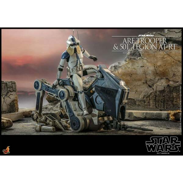 Figura 1/6 ARF Trooper & 501st Legion AT-RT Star Wars The Clone Wars 30 cm - Collector4u.com