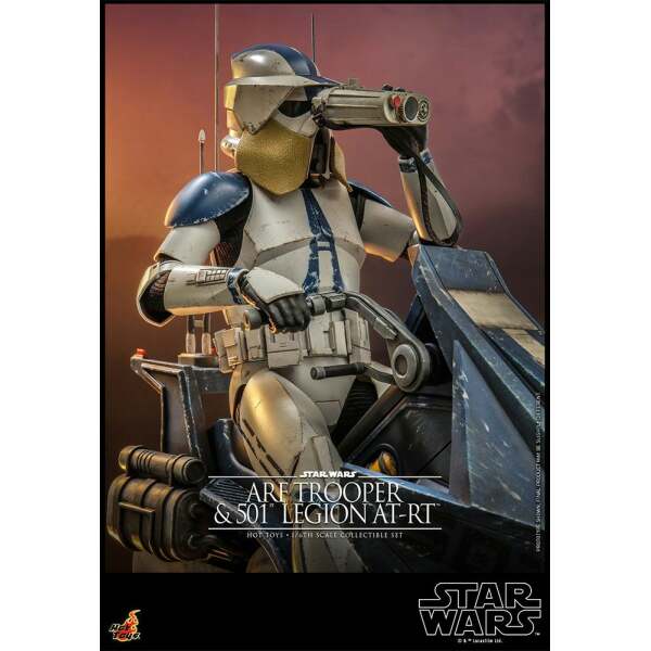 Figura 1/6 ARF Trooper & 501st Legion AT-RT Star Wars The Clone Wars 30 cm - Collector4u.com