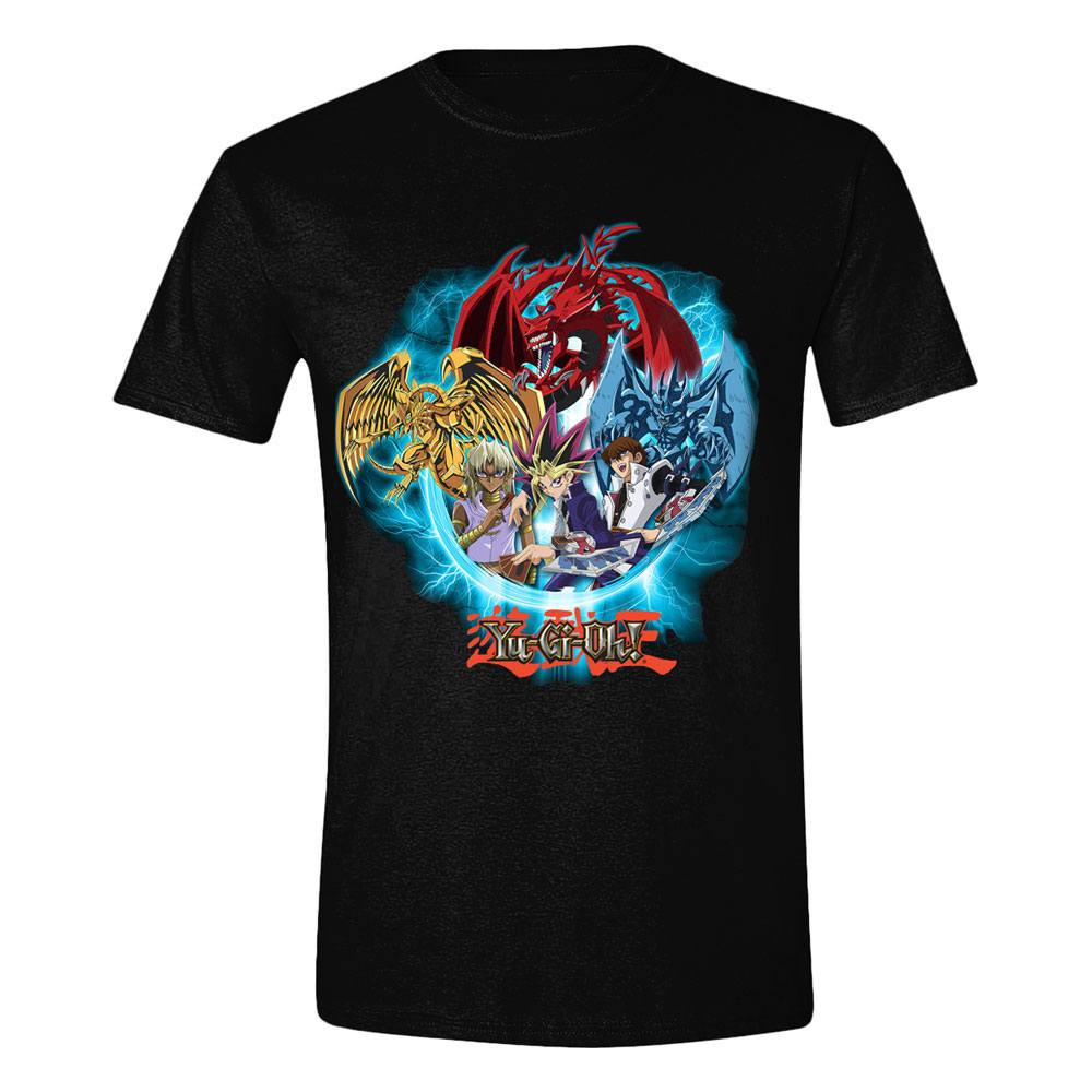 Camiseta Group Shot Blue Vortex talla L Yu-Gi-Oh!