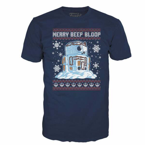 Camiseta R2 D2 Snowman talla L Star Wars Holiday POP! Tees - Collector4u.com