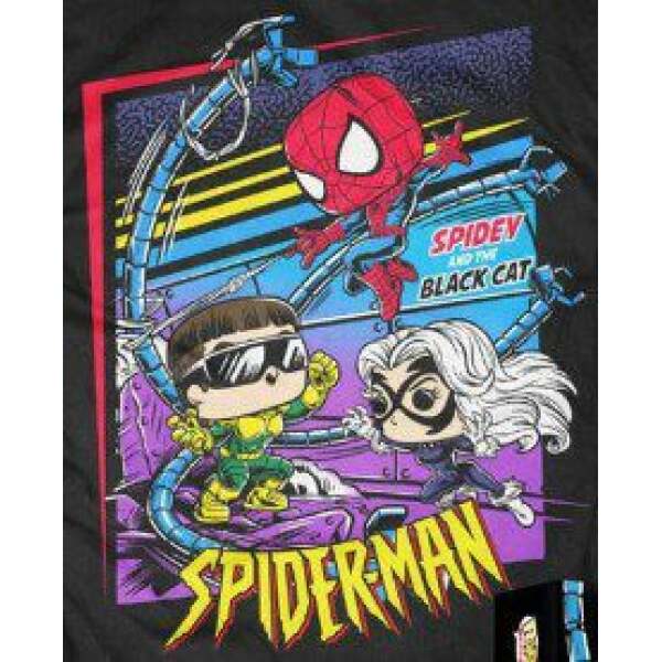 Camiseta Spidey Cat Doc talla M Marvel Boxed Tee - Collector4u.com