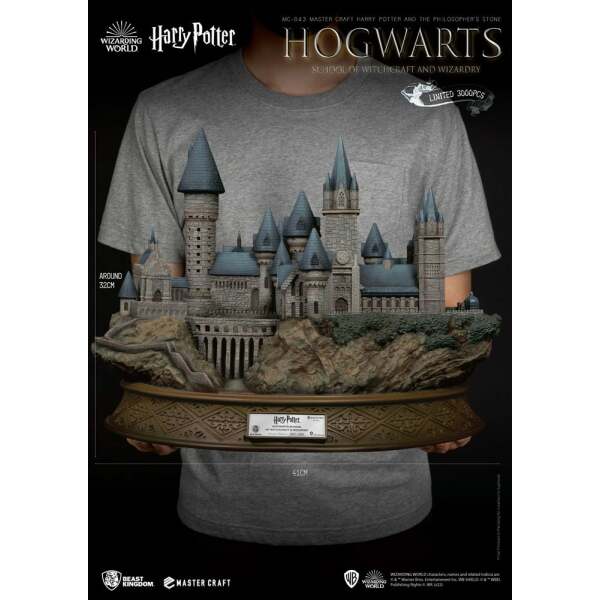 Estatua Master Craft Hogwarts School Of Witchcraft And Wizardry Harry Potter y la piedra filosofal 32 cm - Collector4u.com