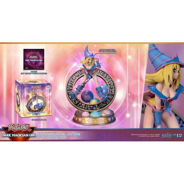 Estatua PVC Dark Magician Girl Standard Pastel Edition Yu-Gi-Oh! 30 cm - Collector4u.com