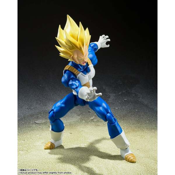 Figura Super Saiyan Vegeta Awakened Super Saiyan Blood Dragon Ball Z  S.H. Figuarts 14 cm - Collector4u.com