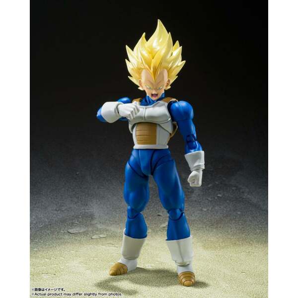 Figura Super Saiyan Vegeta Awakened Super Saiyan Blood Dragon Ball Z  S.H. Figuarts 14 cm - Collector4u.com