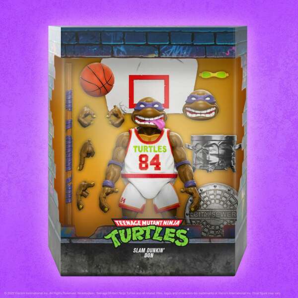 Figura Ultimates Slam Dunkin Don Tortugas Ninja 18 cm - Collector4u.com