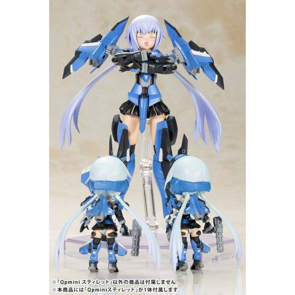 Maqueta Plastic Model Kit Qpmini Stylet Frame Arms Girl 8 cm - Collector4u.com