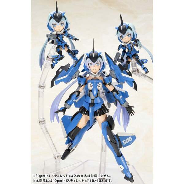 Maqueta Plastic Model Kit Qpmini Stylet Frame Arms Girl 8 cm - Collector4u.com