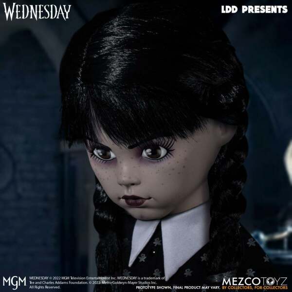 Muñeco Miércoles Addams Wednesday Living Dead Dolls 25 cm - Collector4u.com