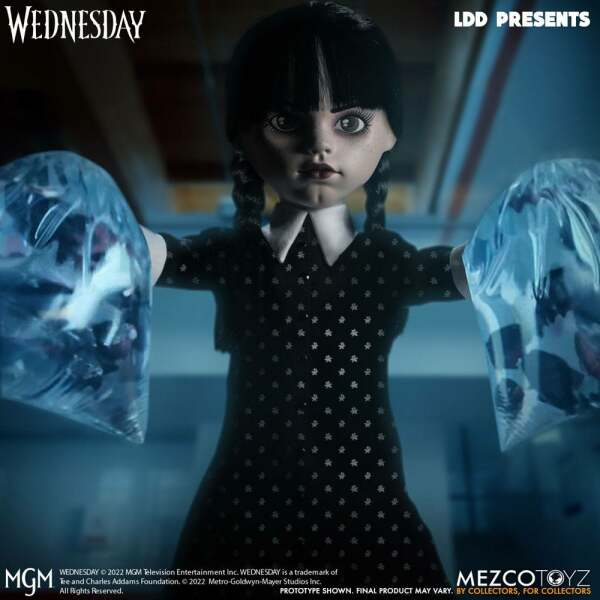 Muñeco Miércoles Addams Wednesday Living Dead Dolls 25 cm - Collector4u.com