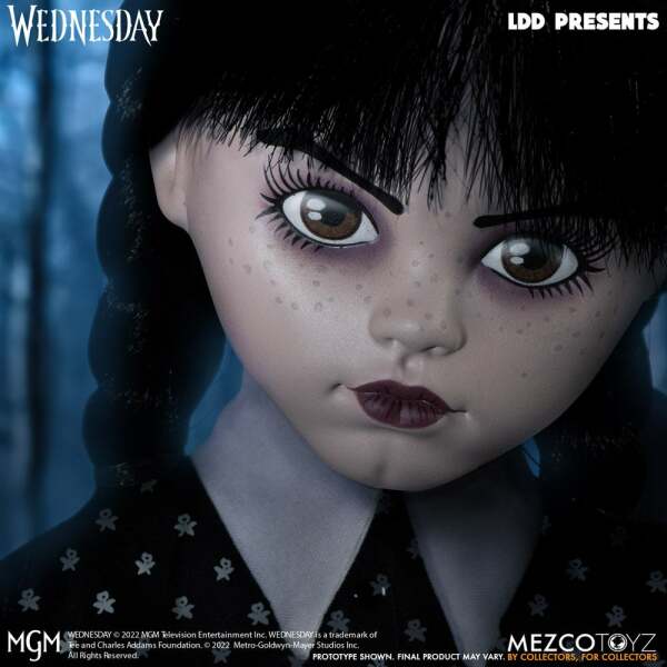 Muñeco Miércoles Addams Wednesday Living Dead Dolls 25 cm - Collector4u.com